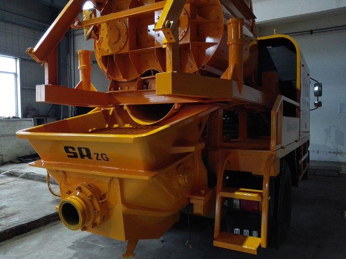 concrete mixer and pumping machine(002)