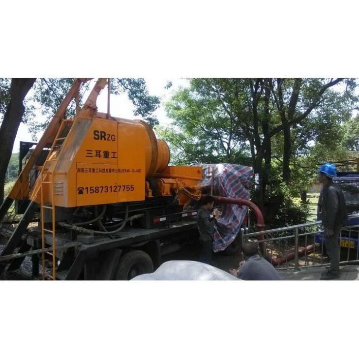 small concrete mixer and pump(001)