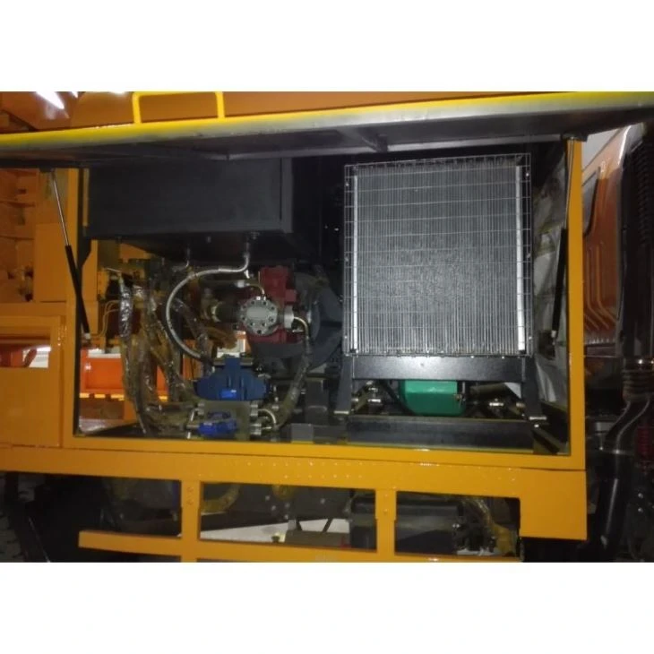 forced concrete mixer with pump