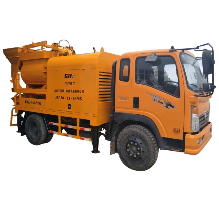 Mortar Mixer And Pump Truck