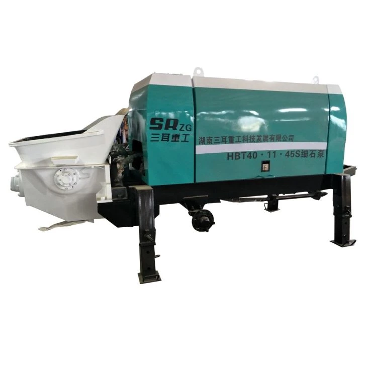 small concrete pump